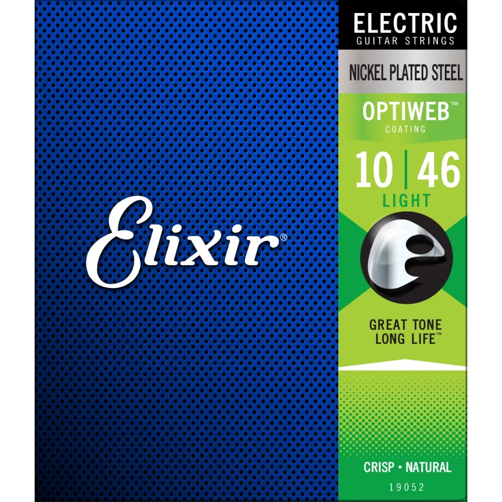 Elixir Optiweb 10-46 Nickel Wound Electric Guitar Strings - Long-Lasting Tone!