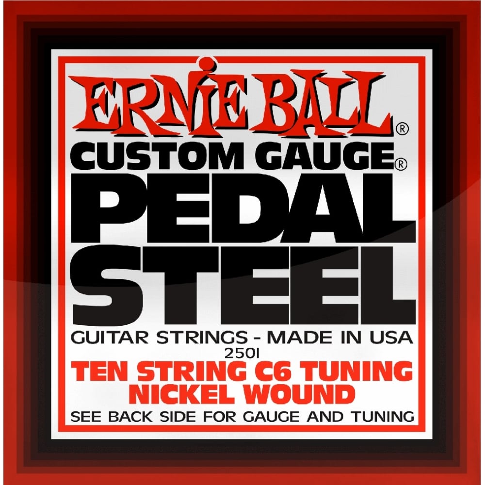 Ernie Ball 10-String 12-66 Pedal Steel Strings for C6 Tuning: Nickel Wound for Exceptional Tone!