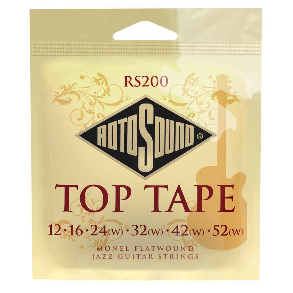 Rotosound RS200 Monel Flatwound Electric Guitar Strings 12 - 52: Unleash Your Jazz, Blues, and Soul!