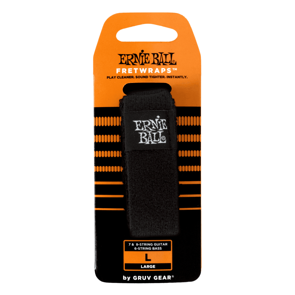 Ernie Ball FretWrap by Gruv Gear - Large Size for 7 & 8-String Guitars and 6 & 7-String Basses