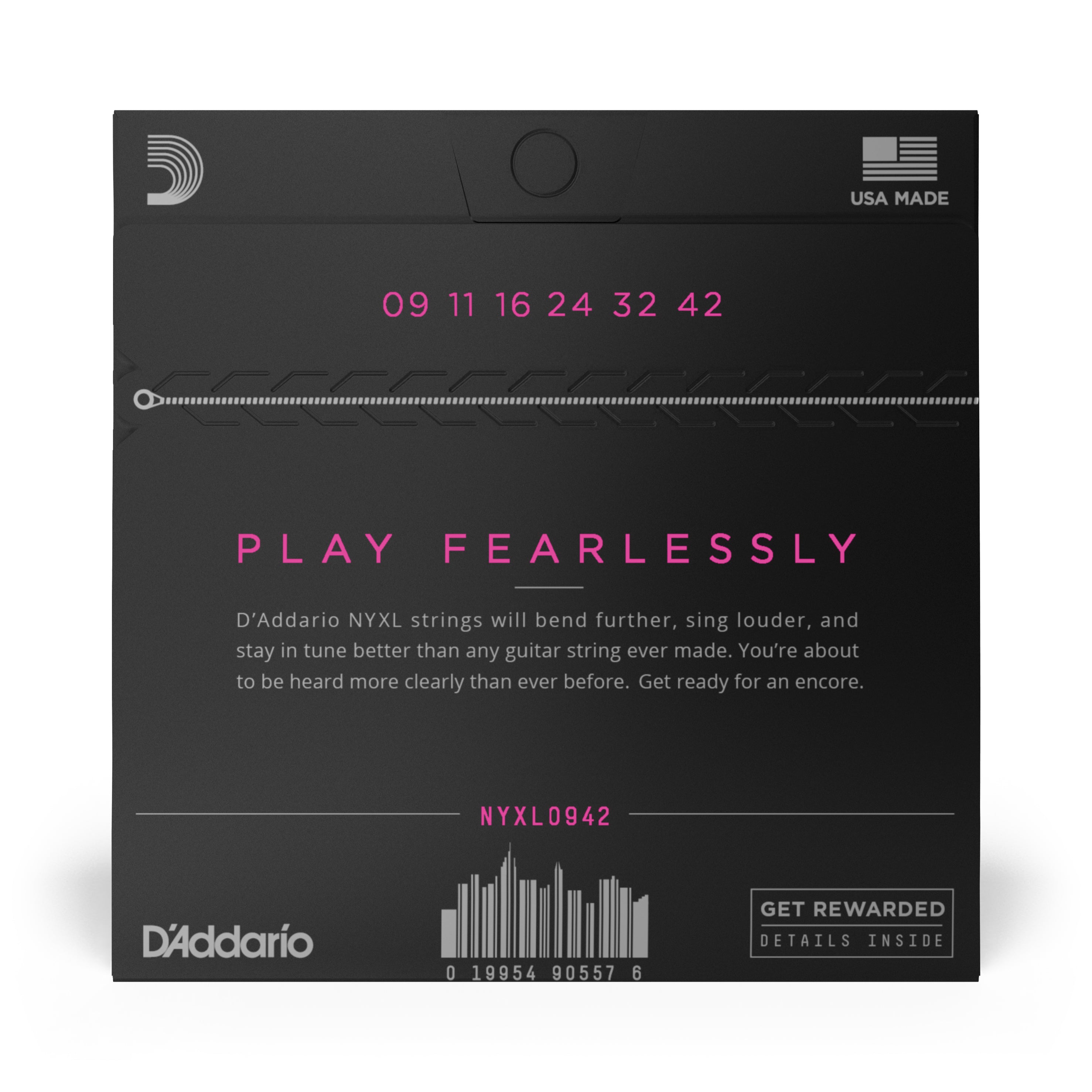 D'Addario NYXL Nickel Wound 9 - 42 Electric Guitar Strings: Unleash Your Guitar's Power [NYXL0942]