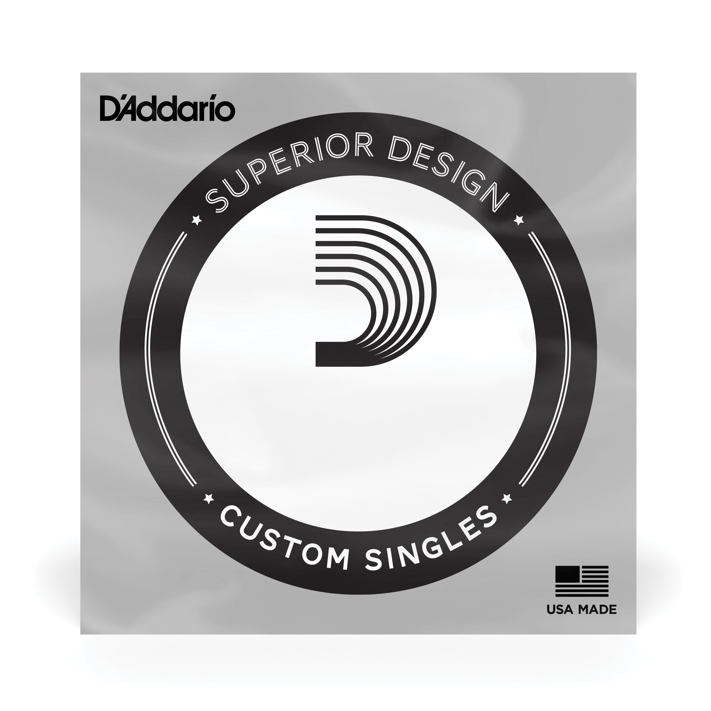 D'Addario CG020 Chromes Flatwound Electric Guitar Single String .020 - Experience Unmatched Tone!