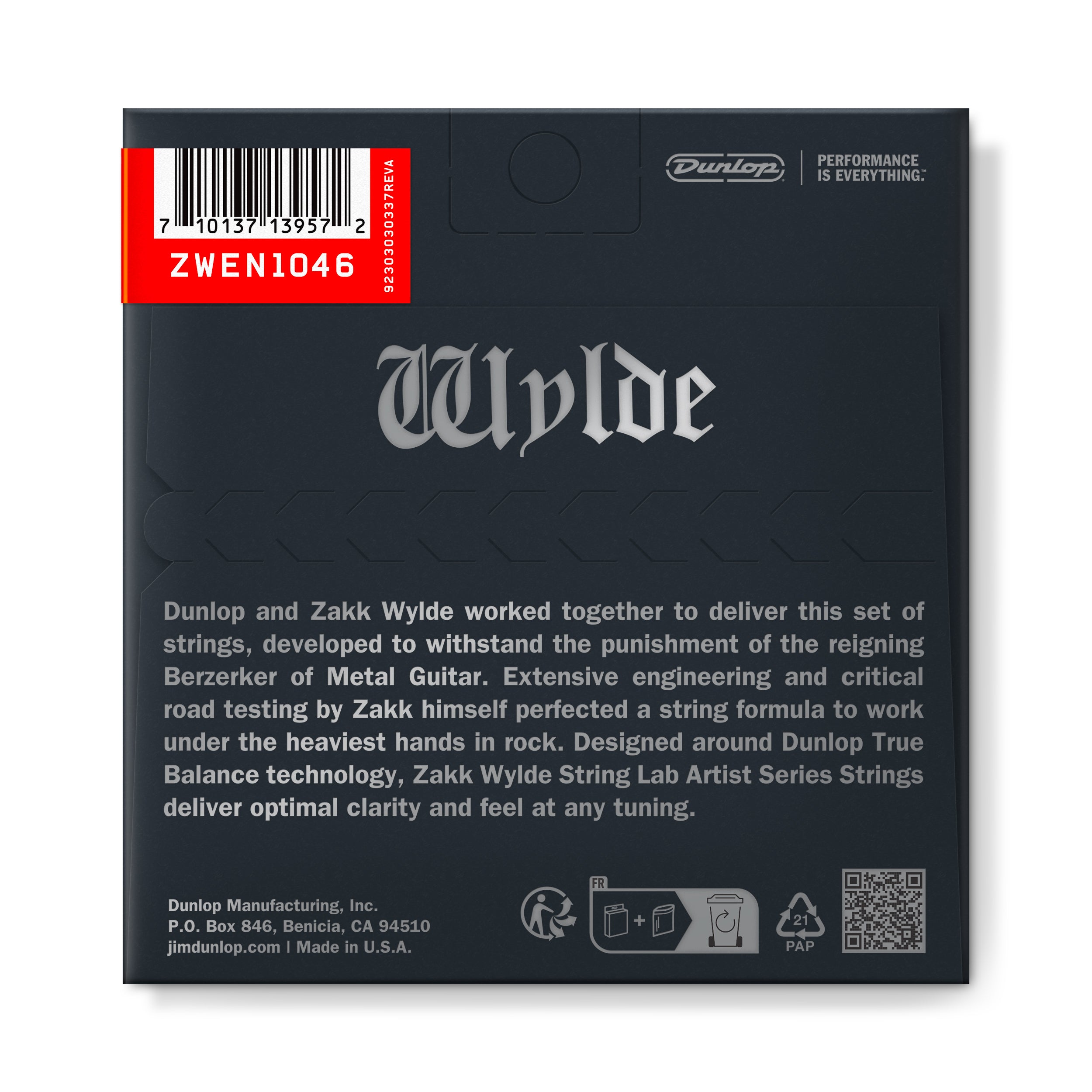 Jim Dunlop Zakk Wylde Nickel 10 - 46: The Ultimate Electric Guitar Strings for Metal Enthusiasts