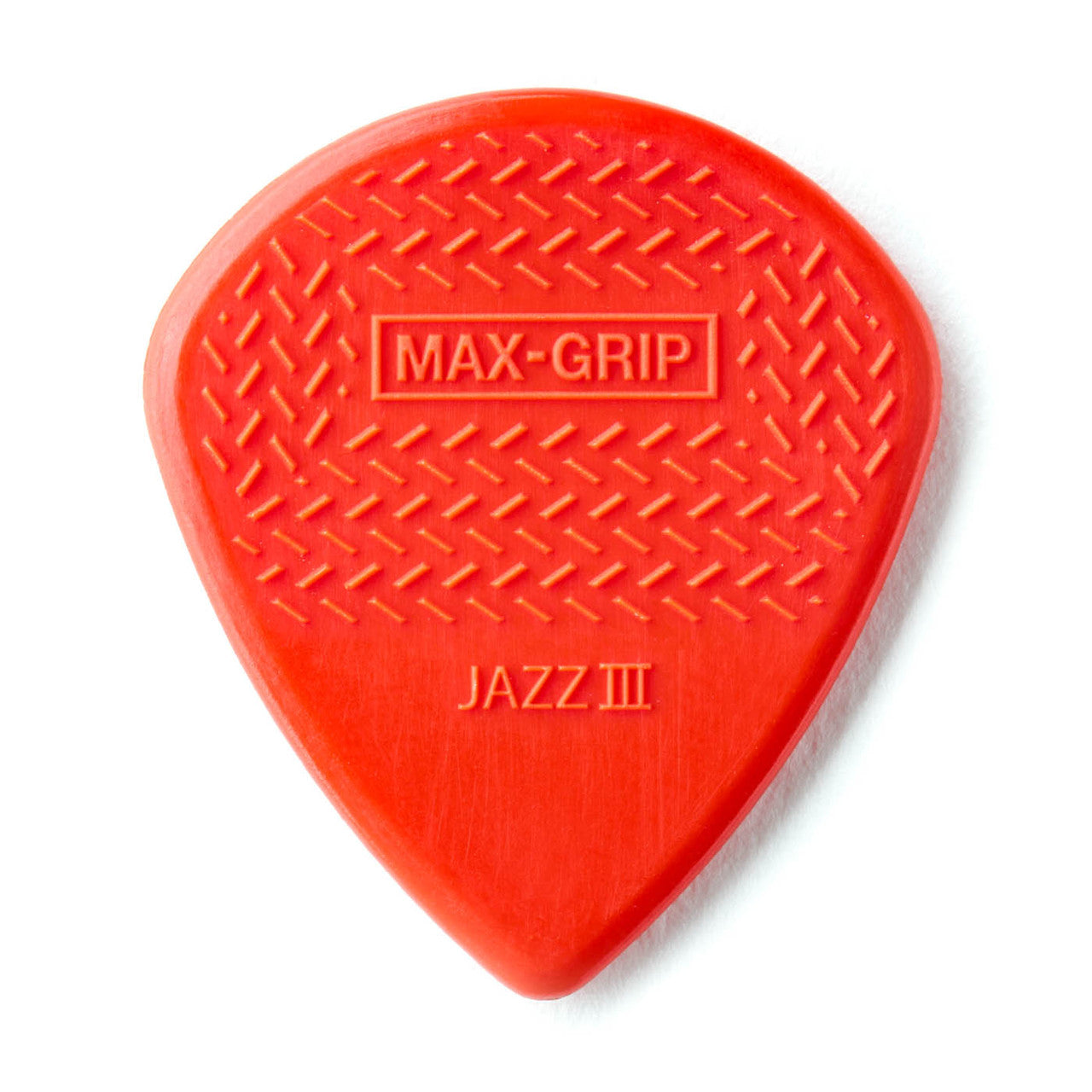 Jim Dunlop Red Nylon Jazz 3 Max-Grip Guitar Picks - 6-Pack: Elevate Your Guitar Playing!
