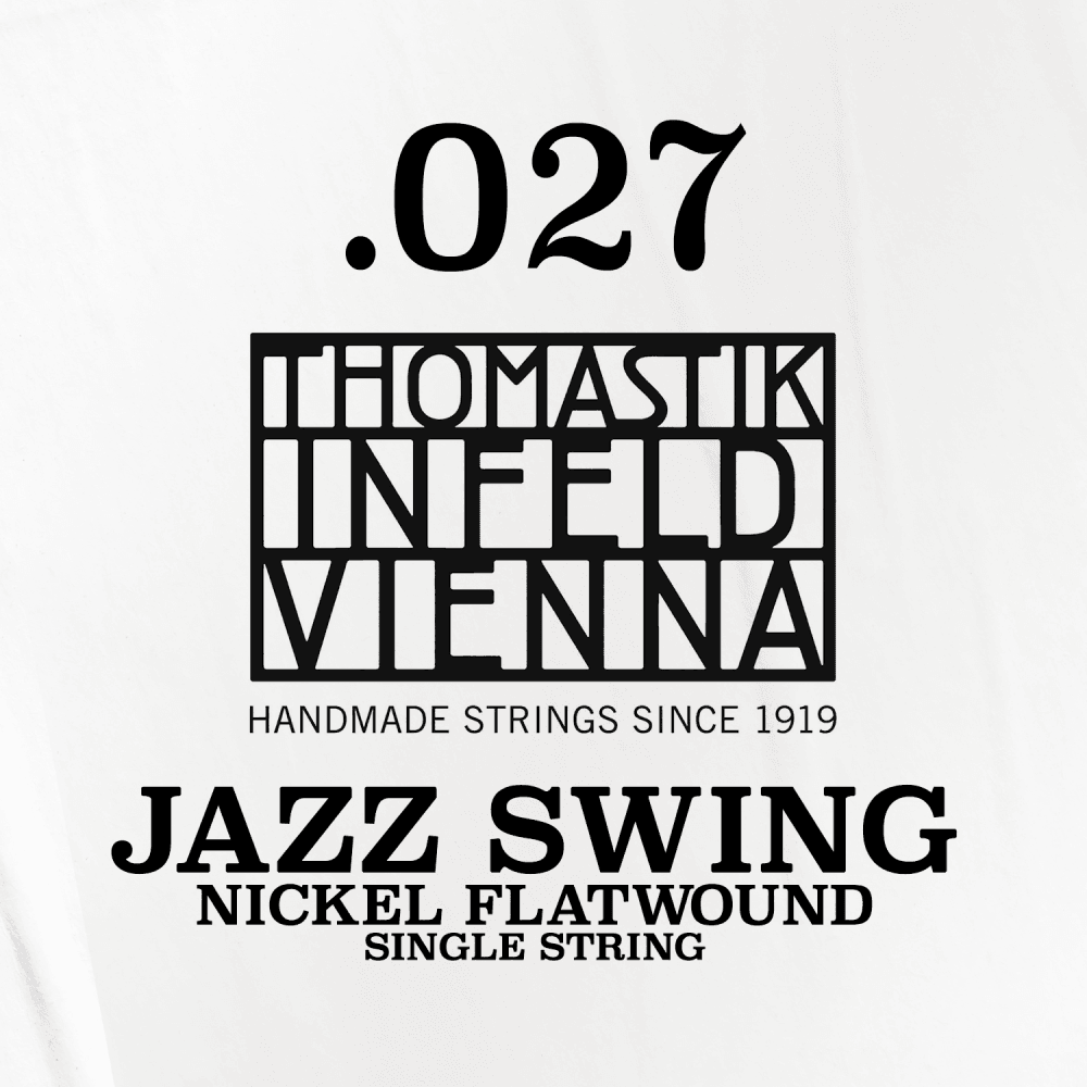Thomastik-Infeld Jazz Swing Nickel Flatwound Single String .027 - Unleash the Jazz Golden Age!