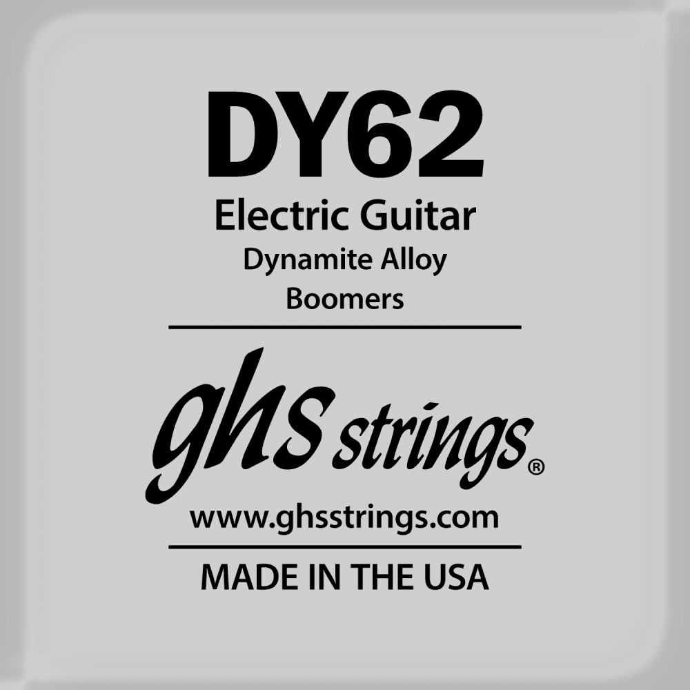 GHS Boomers 'The Power String' Hex Core Nickel Wound .062 Electric Guitar Single String