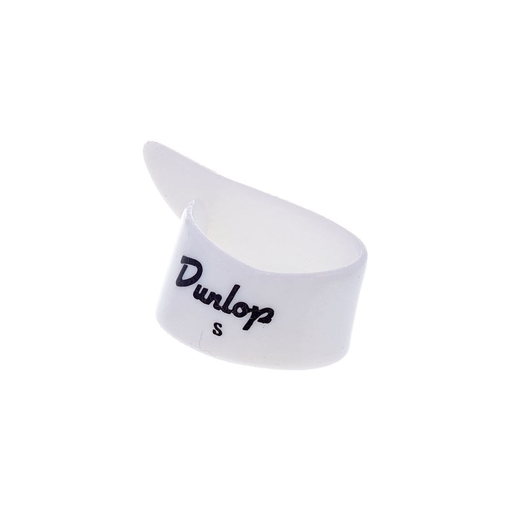 Jim Dunlop's Must - Have White Plastic Small Thumb Picks: 4 - Pack JD - 9001P