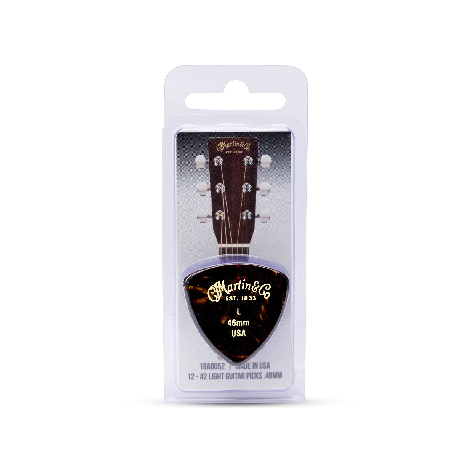 Martin Faux Tortoise Shell Triangle Guitar Plectrum 12-Pack: Unleash Your Guitar's Tone!