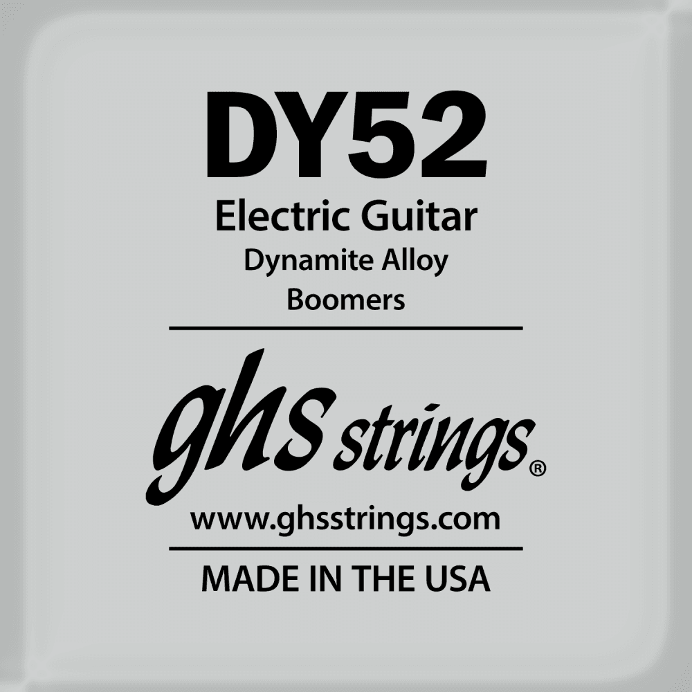 GHS Boomers Electric Guitar Single String - Round Core Nickel Wound .052, The Power String