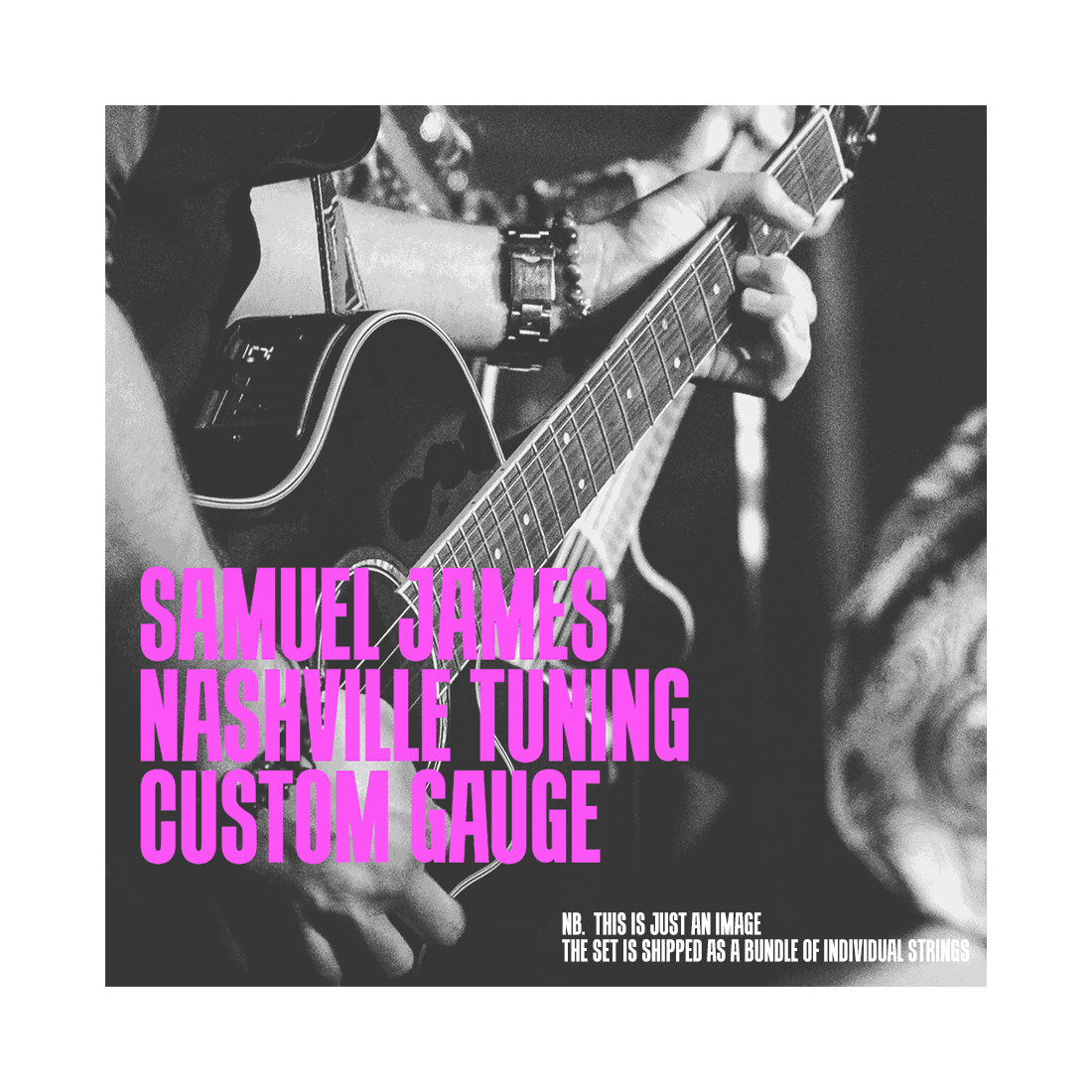 Samuel James 80/20 Bronze Acoustic Guitar Strings - 11-29, Nashville Tuning