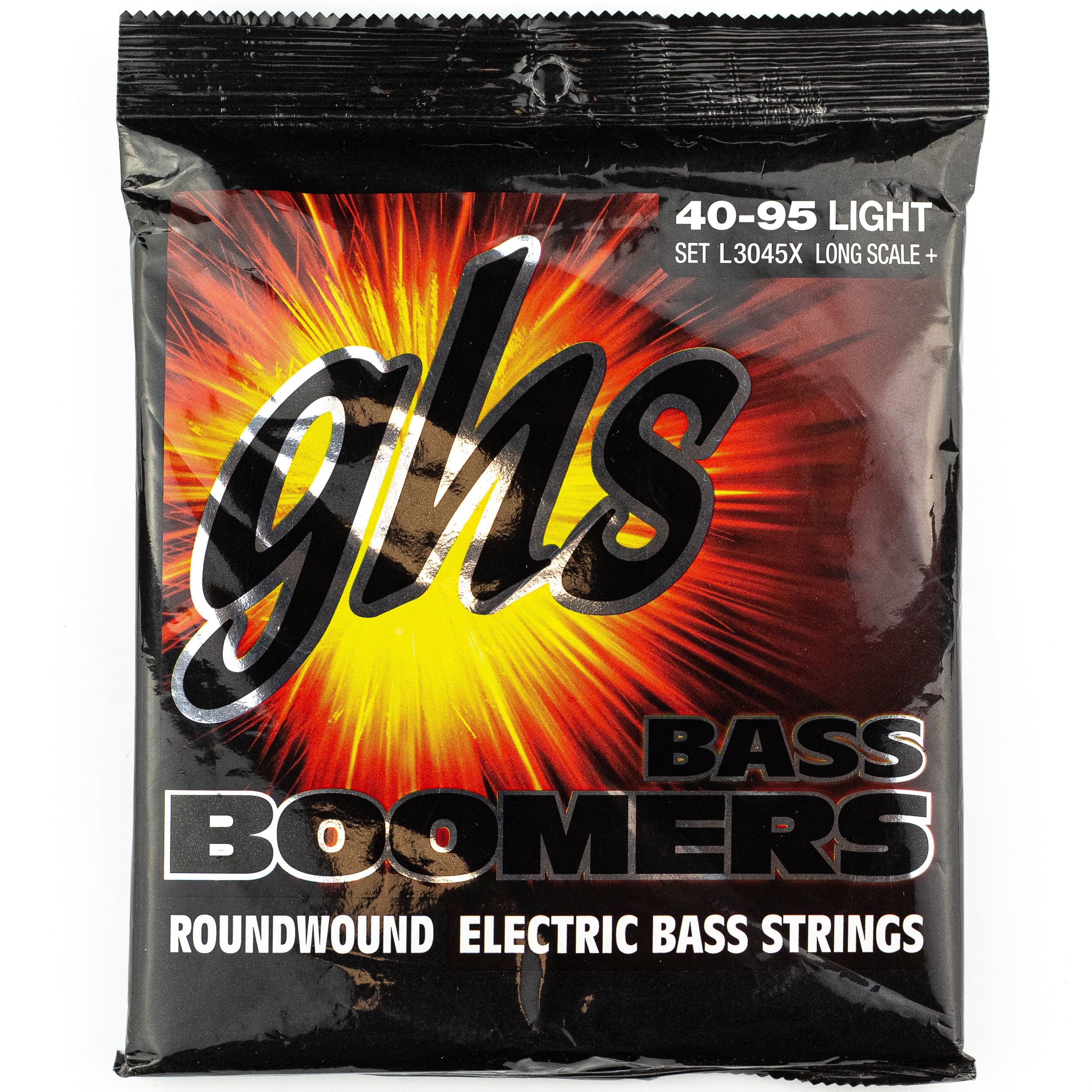 GHS Bass Boomers Nickel Wound 40 - 95 Extra Long Scale Bass Guitar Strings [L3045X] - Unleash Your Bass Power!