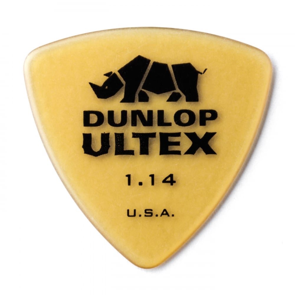 Jim Dunlop Ultex Tri 1.14mm 6-Pack - The Ultimate Plectrums for Bass and Acoustic!