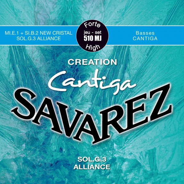 Savarez 510MJ Creation Cantiga Classical Guitar Strings - High Tension for Stunning Sound!
