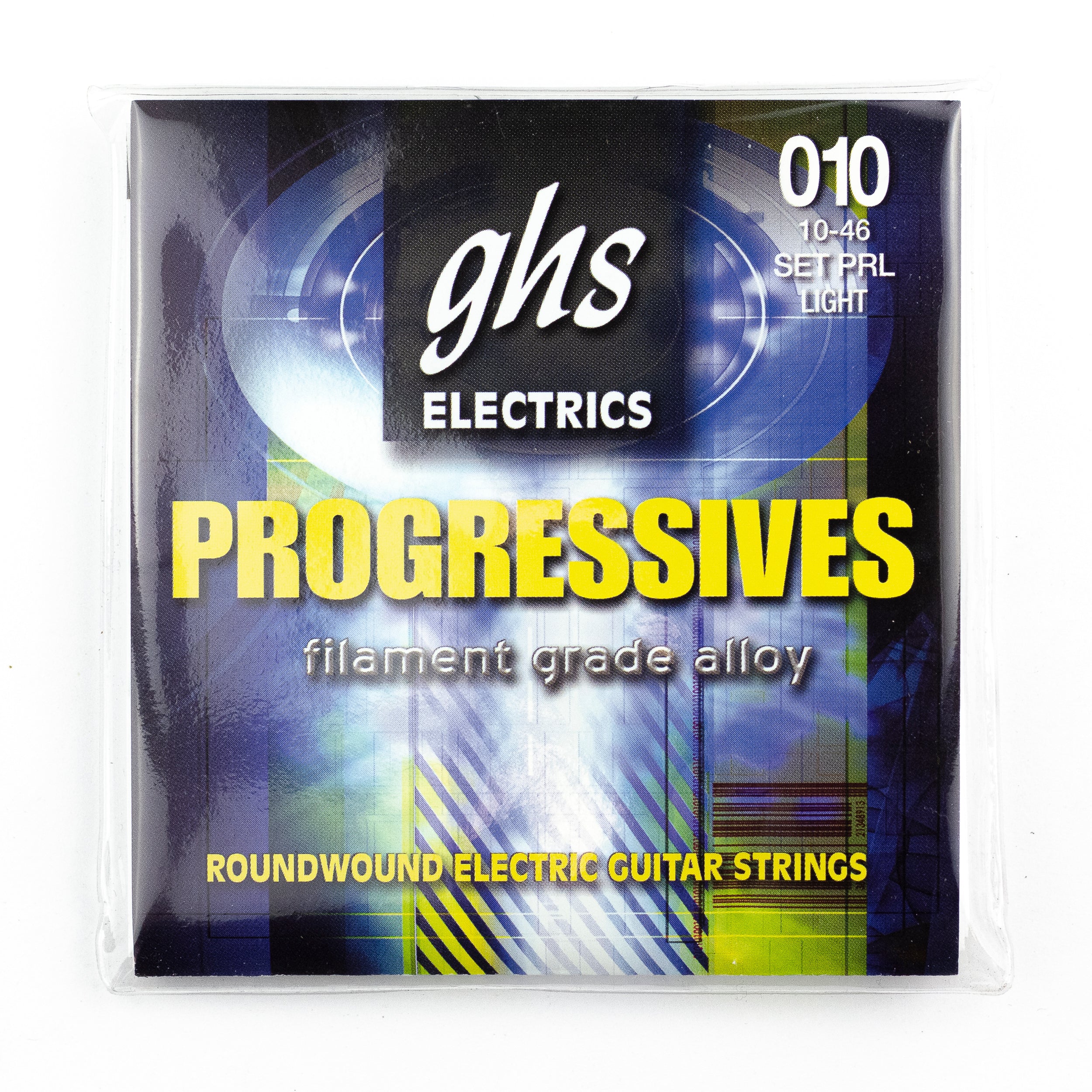 GHS Progressives Alloy 52 Hex Core 10 - 46 Electric Guitar Strings: Light for Enhanced Play