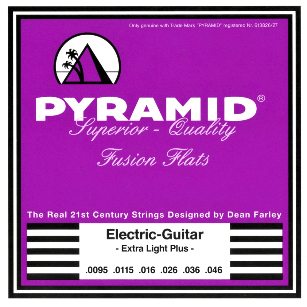 Pyramid FUSION FLATS 9.5 - 46 Pure Nickel Flatwound Electric Guitar Strings: A Tone Revolution!