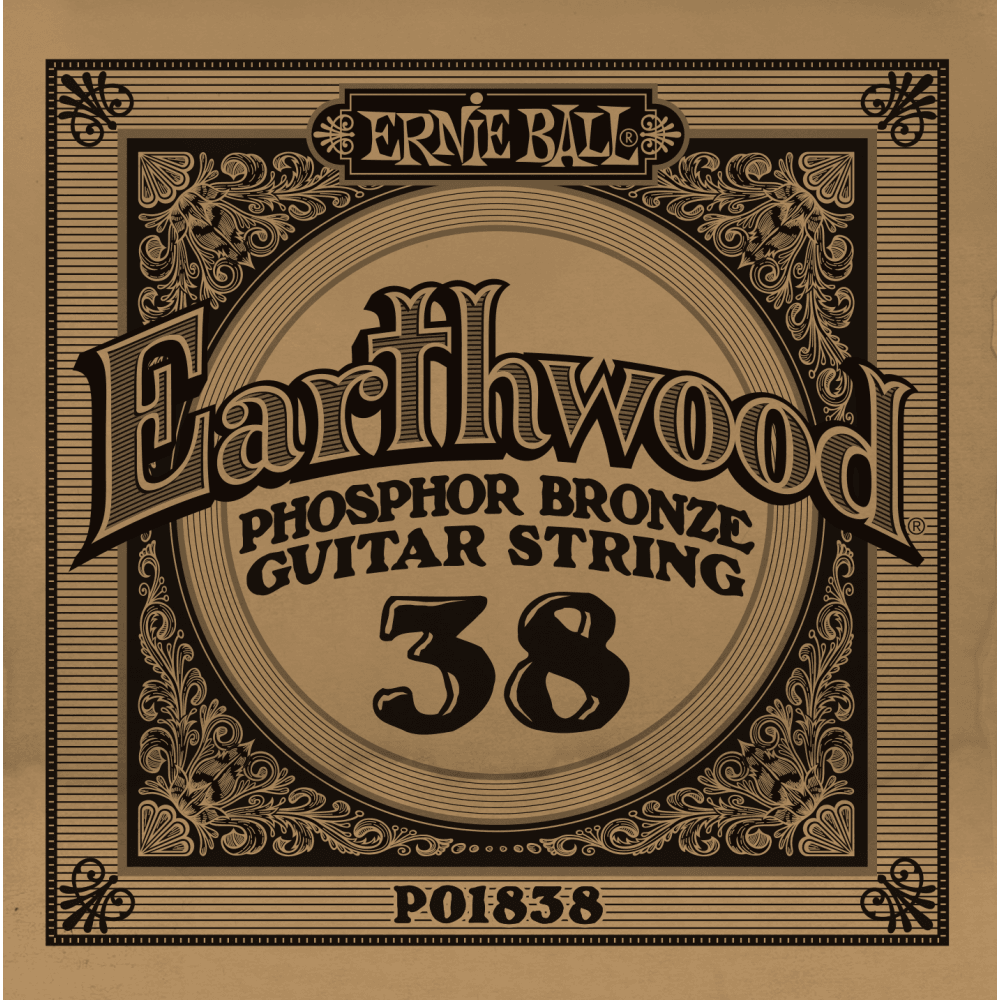 Ernie Ball Slinky Phosphor Bronze .038w - The Ultimate Acoustic Guitar Single String!