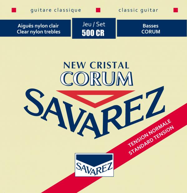 Savarez 500CR New Cristal Corum Classical Guitar Strings - Normal Tension: Unleash Your Guitar's Potential!