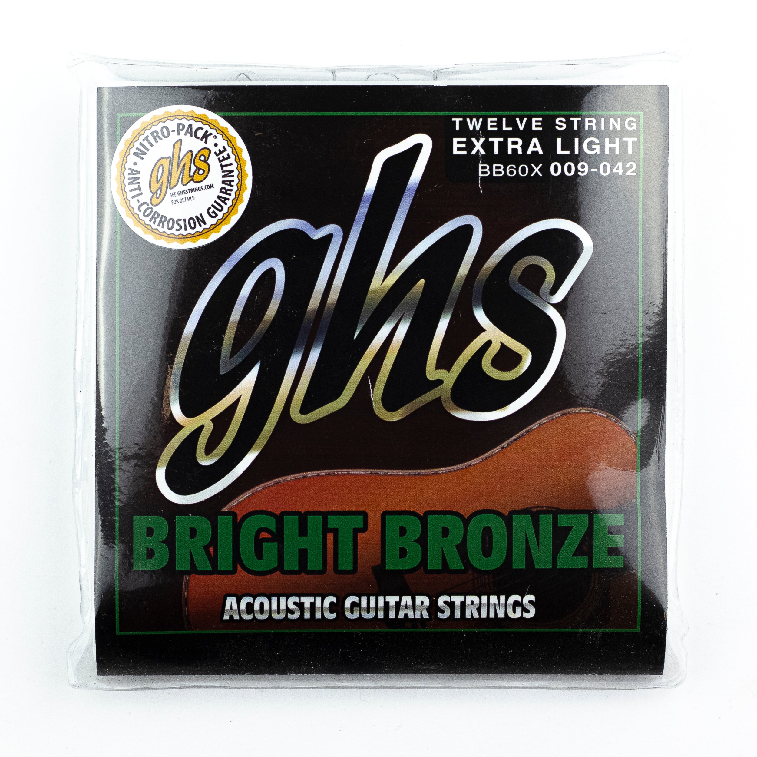 GHS 80/20 Bright Bronze 12-String 9-42 Acoustic Guitar Strings: Transform Your Sound!