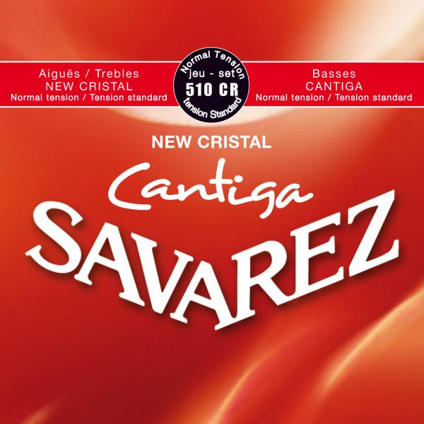 Savarez 510CR New Crystal Cantiga Classical Guitar Strings - Elevate Your Playing with Normal Tension!