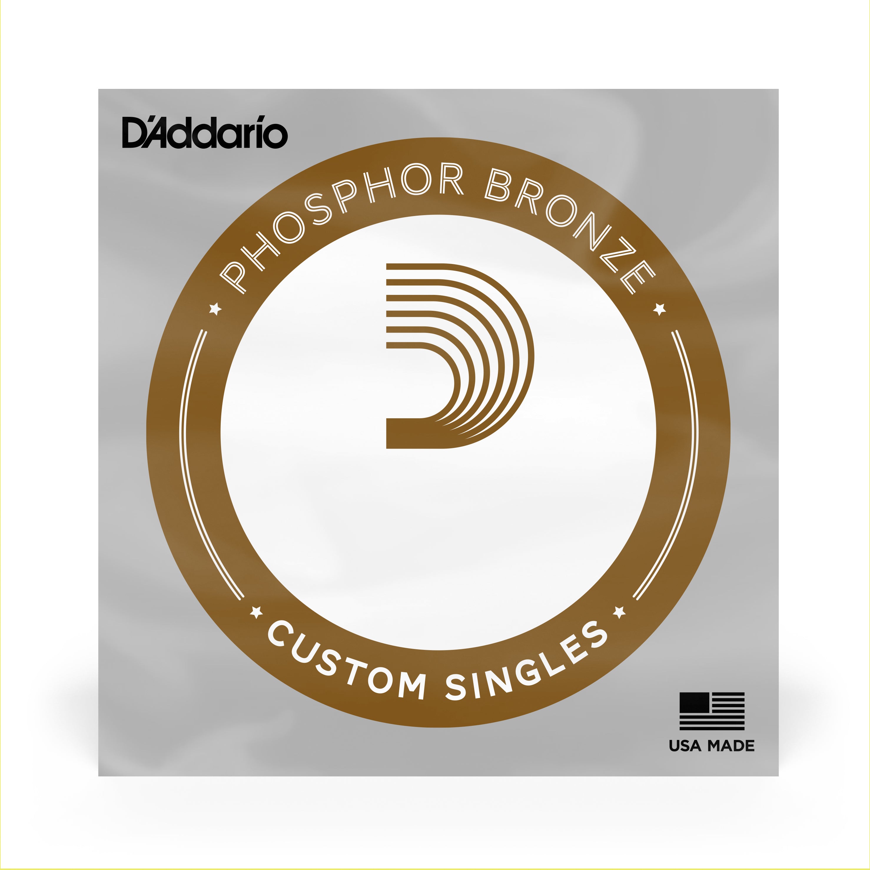 D'Addario PB056 Phosphor Bronze Acoustic Guitar Single String - 0.056 Gauge: Unleash Exceptional Tone!