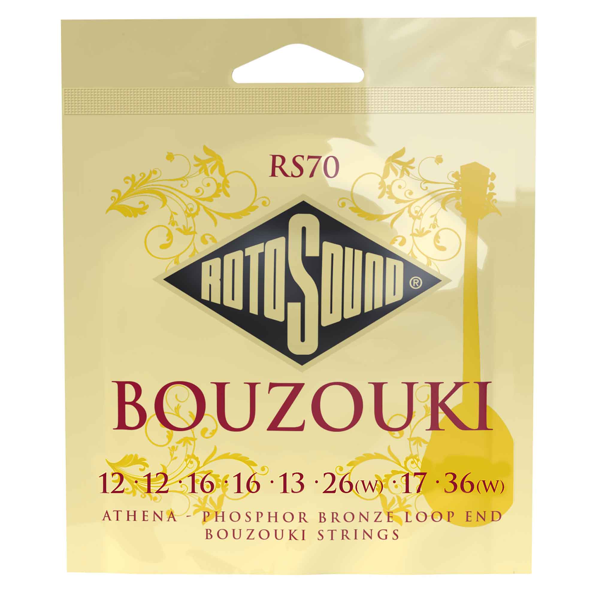 Rotosound RS70 Athena Bouzouki Strings 11-30w - Premium Quality for Your Bouzouki