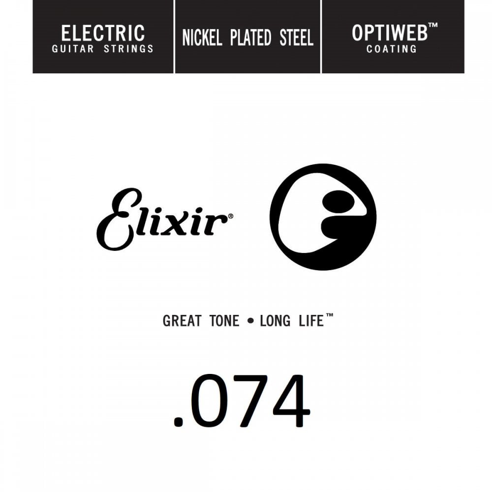 Elixir Optiweb Nickel Wound 74 (.074) - Premium Electric Guitar Single String
