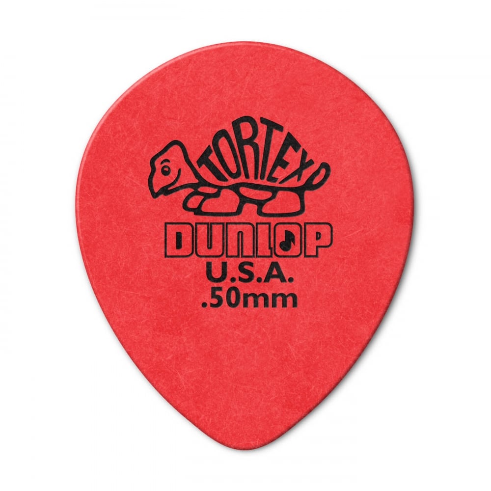 Jim Dunlop Tortex Teardrop .50mm (6-Pack) - Stunning Red Picks