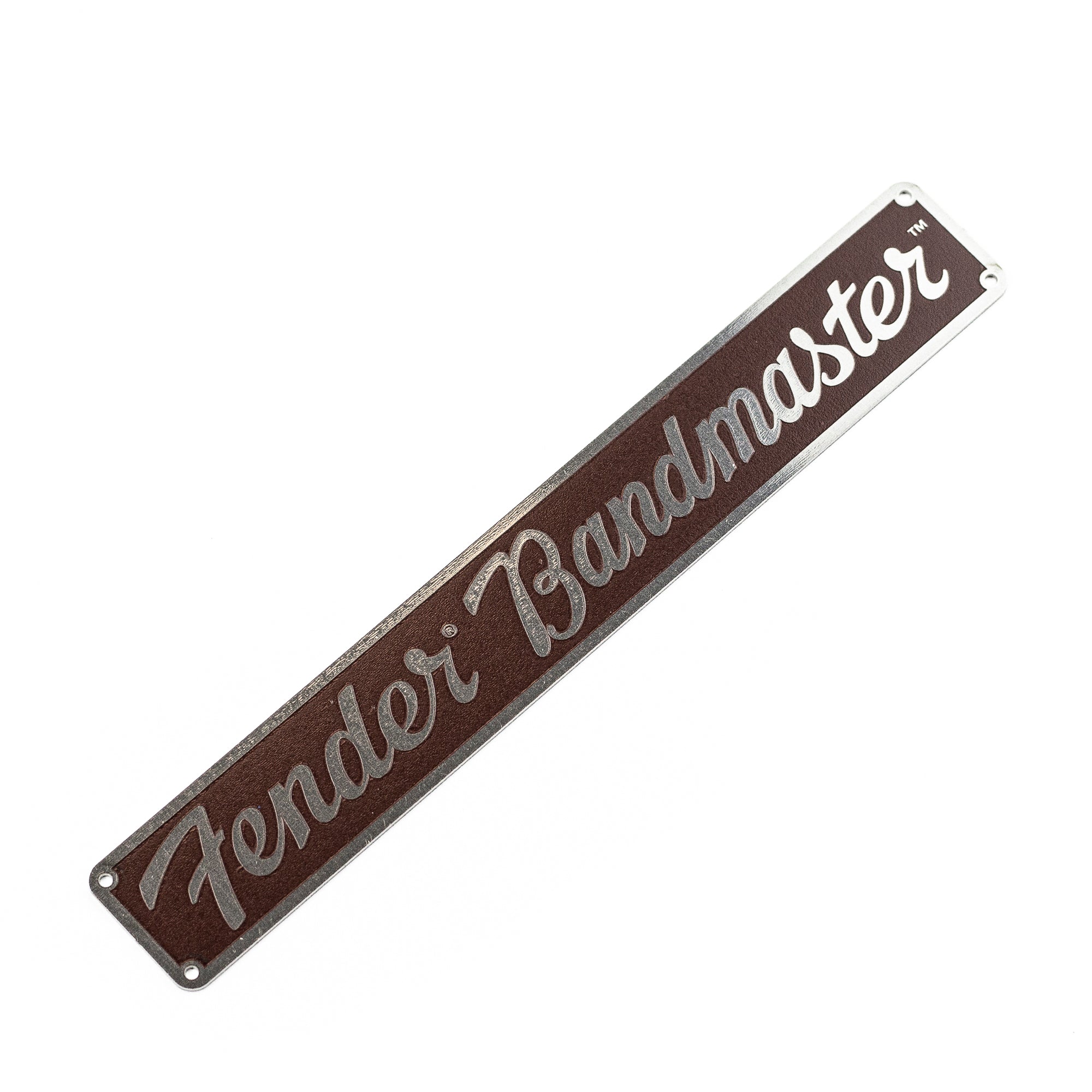 Fender Name Badge/Plate: Elevate Your '57 Bandmaster Guitar Amplifier Now!